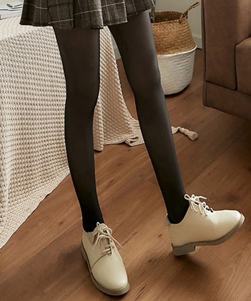 DiamondHearts（ダイヤモンドハーツ）の「薄手タイプ 細見えフェイクタイツ・トレンカ（レギンス/スパッツ・レディース・ブラック系その他/ブラック・FREE）」の6枚目の写真