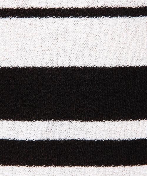 green label relaxing（グリーンレーベルリラクシング）の「CREPE BORDER C/N SS②　Tシャツ ◆（Tシャツ/カットソー・メンズ・コバルトブルー/ブラック/ネイビー/ブラウン・MEDIUM/LARGE/SMALL）」の15枚目の写真