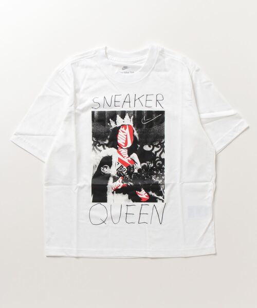 NIKE（ナイキ）の「ナイキ NIKE ナイキ NSW OC 3 ボクシー S/S Tシャツ（Tシャツ/カットソー・レディース・ブラック/ホワイト・M/XL/L/S）」の2枚目の写真