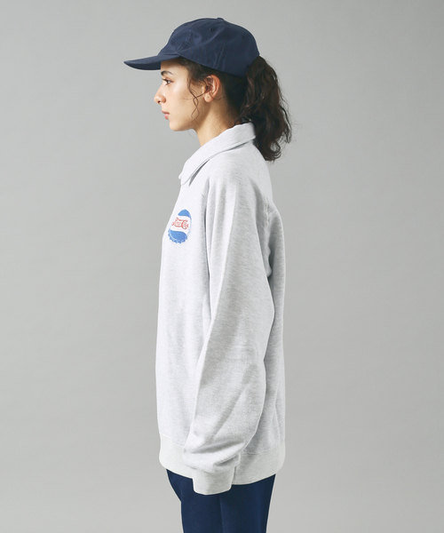 DISCUS ATHLETIC(ディスカス アスレチック)の「【DISCUS ATHLETIC / ディスカス アスレチック】PEPSI コラボ Polo Sweat / ポロスウェット(スウェット・メンズ・ホワイト系その他/ネイビー/ブラック・M/L/XL)」の6枚目の写真