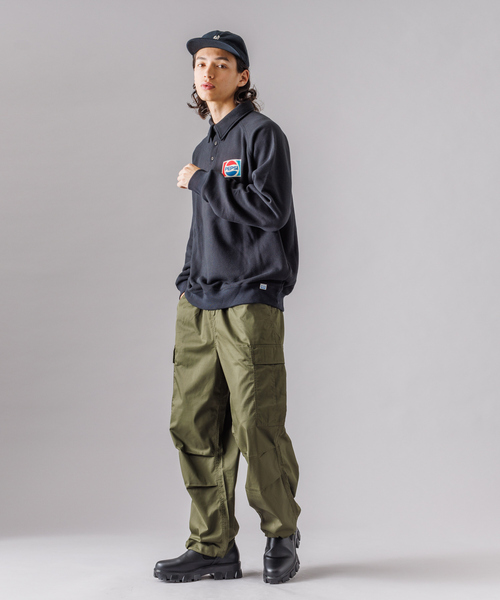 DISCUS ATHLETIC(ディスカス アスレチック)の「【DISCUS ATHLETIC / ディスカス アスレチック】PEPSI コラボ Polo Sweat / ポロスウェット(スウェット・メンズ・ホワイト系その他/ネイビー/ブラック・M/L/XL)」の13枚目の写真