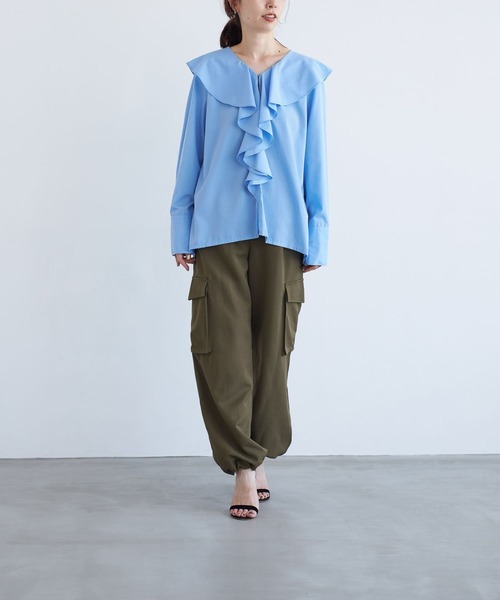 LEPSIM(レプシィム)の「【FOR I SERIES】デザインカーゴパンツ 966479(カーゴパンツ・レディース・ネイビー/カーキ・SMALL/MEDIUM)」の7枚目の写真