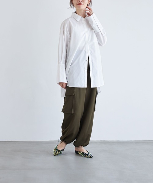 LEPSIM(レプシィム)の「【FOR I SERIES】デザインカーゴパンツ 966479(カーゴパンツ・レディース・ネイビー/カーキ・SMALL/MEDIUM)」の14枚目の写真
