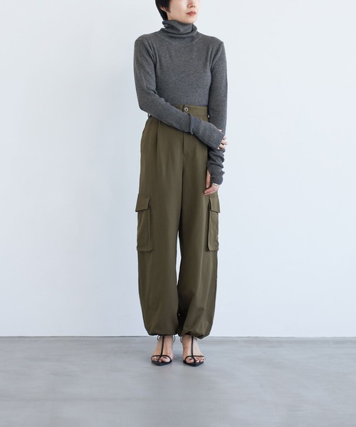 LEPSIM(レプシィム)の「【FOR I SERIES】デザインカーゴパンツ 966479(カーゴパンツ・レディース・ネイビー/カーキ・SMALL/MEDIUM)」の16枚目の写真