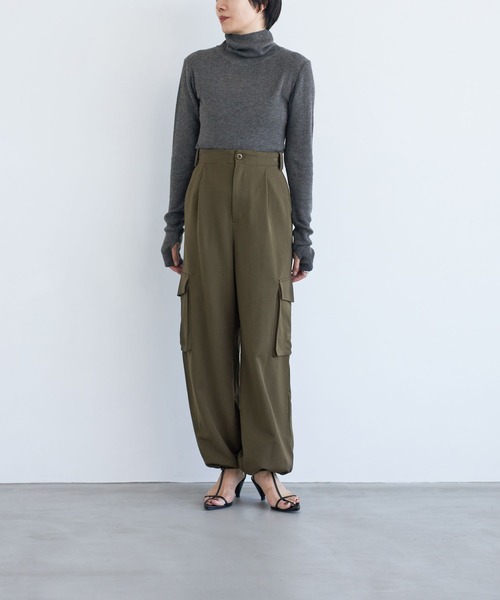 LEPSIM(レプシィム)の「【FOR I SERIES】デザインカーゴパンツ 966479(カーゴパンツ・レディース・ネイビー/カーキ・SMALL/MEDIUM)」の18枚目の写真