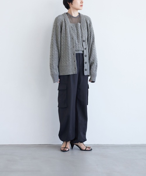 LEPSIM(レプシィム)の「【FOR I SERIES】デザインカーゴパンツ 966479(カーゴパンツ・レディース・ネイビー/カーキ・SMALL/MEDIUM)」の21枚目の写真