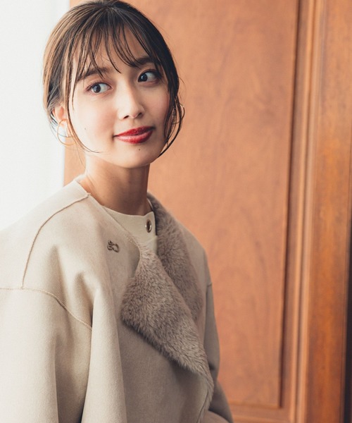 Andemiu（アンデミュウ）の「リバーシブルファーコート962679（ノー