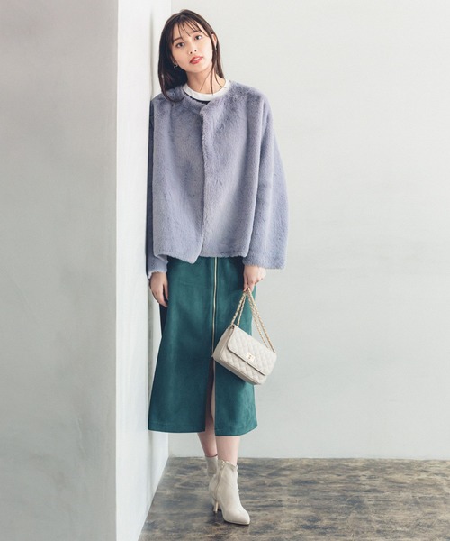 Andemiu（アンデミュウ）の「リバーシブルファーコート962679（ノー