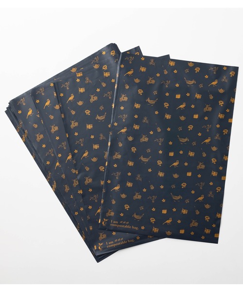 Jubilee（ジュビリー）の「ラッピングバッグ 生分解ビニール素材 20枚入り 中サイズ（ラッピングキット・レディース・A・38cm）」の2枚目の写真