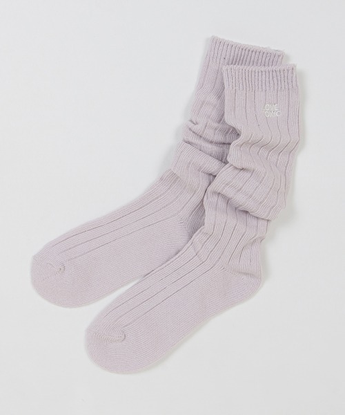 LOVETOXIC（ラブトキシック）の「カラールーズソックス（ソックス/靴下・キッズ・サックスブルー/ベージュ/ブラック/オフホワイト/ラベンダー/ライトグレー・FREE）」の6枚目の写真