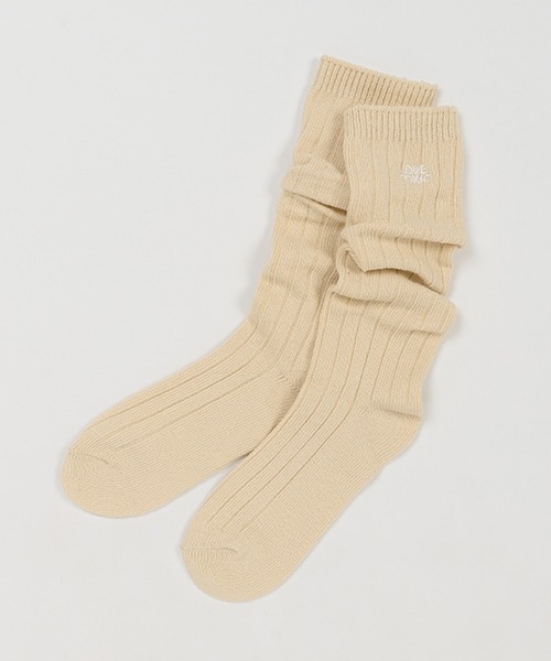 LOVETOXIC（ラブトキシック）の「カラールーズソックス（ソックス/靴下・キッズ・サックスブルー/ベージュ/ブラック/オフホワイト/ラベンダー/ライトグレー・FREE）」の4枚目の写真