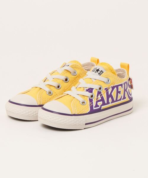 CONVERSE(コンバース)の「《CONVERSE》CHILD ALLSTAR N NBA SLIP OX(スニーカー・キッズ・グリーン/イエロー・20.0cm/16.0cm/15.0cm/19.0cm/21.0cm/18.0cm/17.0cm/22.0cm)」の2枚目の写真