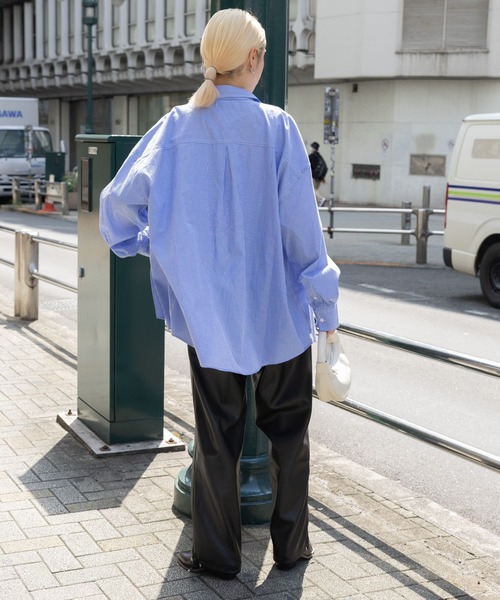 3.3 Field Trip （3.3フィールドトリップ）の「3.3 Field Trip／レザージョガーパンツ  2977530（その他パンツ・レディース・ベージュ/ブラック・SMALL）」の10枚目の写真