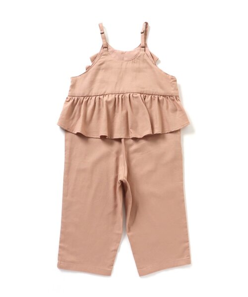 Seraph（セラフ）の「フリルデザインサロペット（サロペット/オーバーオール・キッズ・ブラウン/ブラック/グレー・80/100/120/130/140/110/90）」の10枚目の写真