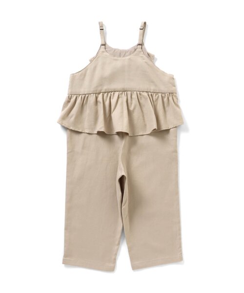 Seraph（セラフ）の「フリルデザインサロペット（サロペット/オーバーオール・キッズ・ブラウン/ブラック/グレー・80/100/120/130/140/110/90）」の9枚目の写真