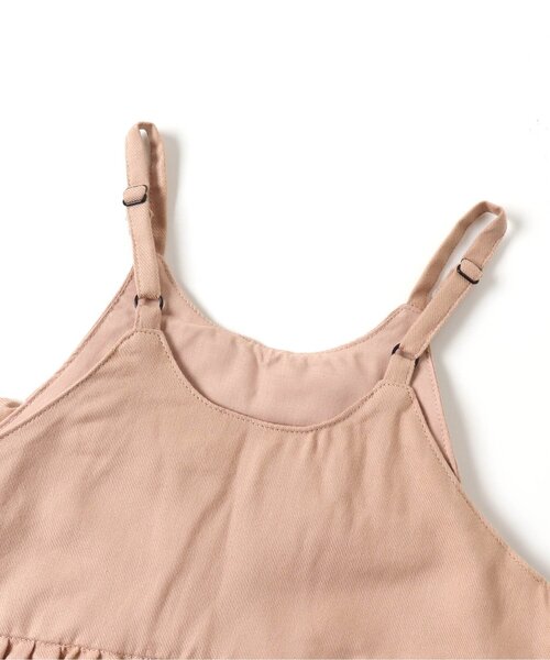 Seraph（セラフ）の「フリルデザインサロペット（サロペット/オーバーオール・キッズ・ブラウン/ブラック/グレー・80/100/120/130/140/110/90）」の7枚目の写真