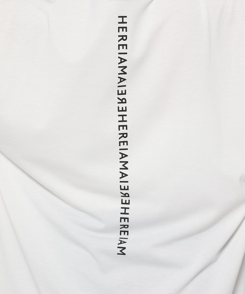 tシャツ 「HEREIAM」速乾／ミラーロゴロングスリーブ（ユニセックス） レディース メンズ HEREIAM tシャツ 「HEREIAM」速乾／ミラーロゴロングスリーブ