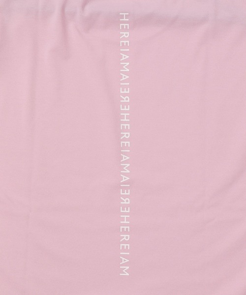 HEREIAM（ヘレイアム）の「【HEREIAM】速乾／ミラーロゴロングスリーブ（ユニセックス）（Tシャツ/カットソー・レディース・ブラック/ライトピンク/ホワイト/ライトグレー・MEDIUM/LARGE）」の8枚目の写真
