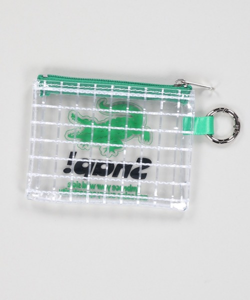 SPINNS（スピンズ）の「クリア素材 メッシュポーチ（ポーチ・レディース・グリーン/ホワイト/ネイビー・ONESIZE）」の7枚目の写真