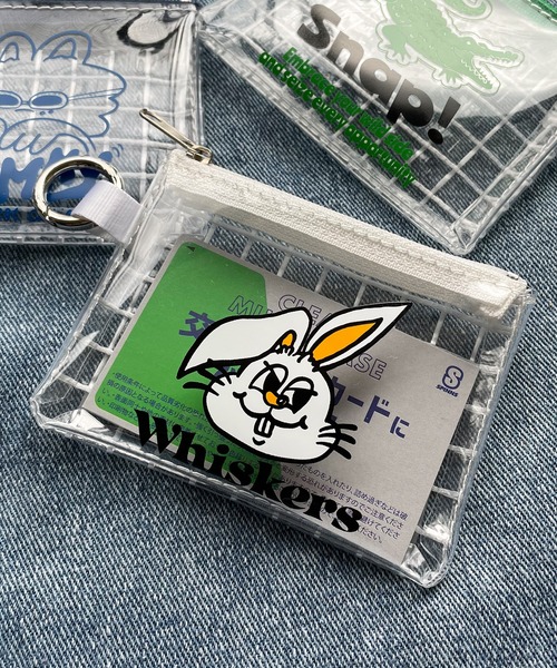 SPINNS（スピンズ）の「クリア素材 メッシュポーチ（ポーチ・レディース・グリーン/ホワイト/ネイビー・ONESIZE）」の12枚目の写真