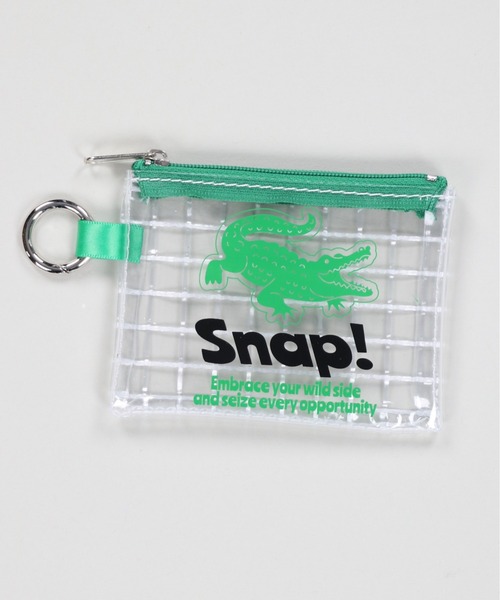 SPINNS（スピンズ）の「クリア素材 メッシュポーチ（ポーチ・レディース・グリーン/ホワイト/ネイビー・ONESIZE）」の8枚目の写真