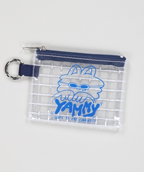 SPINNS（スピンズ）の「クリア素材 メッシュポーチ（ポーチ・レディース・グリーン/ホワイト/ネイビー・ONESIZE）」の9枚目の写真