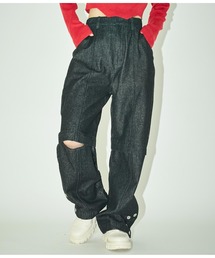 ANLIBERTY ANAP | デニムニージップワイドパンツ(デニムパンツ)