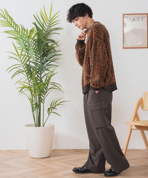 WEGO(ウィゴー)の「WEGO/ベロアモール総柄プルオーバー(ニット/セーター・メンズ・その他3/その他2/その他4/その他1・LARGE/MEDIUM)」の22枚目の写真