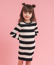URBAN CHERRY（アーバンチェリー）の「ボーダータイトニットワンピース（ワンピース・キッズ）」
