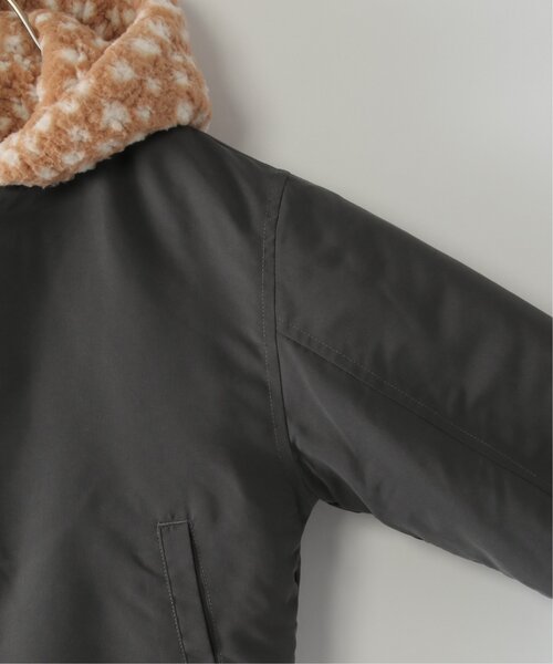 ikka（イッカ）の「リバーシブルボアブルゾン（120~160cm）（ブルゾン・キッズ・ダークグレー/ベージュ/オリーブ・140/160/130/150/120）」の15枚目の写真