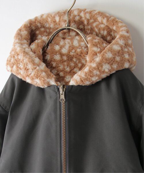 ikka（イッカ）の「リバーシブルボアブルゾン（120~160cm）（ブルゾン・キッズ・ダークグレー/ベージュ/オリーブ・140/160/130/150/120）」の18枚目の写真