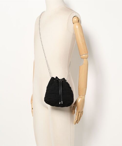 Burner(バーナー)の「【OKUOKU Recommend Select】ぽこぽこ 巾着ショルダーバッグ oku-bag-723850672239-15 U(ショルダーバッグ・レディース・ブラック/ピンク/グリーン/ホワイト/ブラウン・FREE)」の9枚目の写真