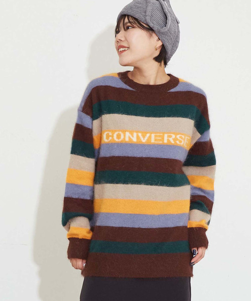 CONVERSE TOKYO(コンバーストウキョウ)の「FLIGHT KNIT CAP(ニットキャップ/ビーニー・レディース・ブラック/グレー/ベージュ・FREE)」の7枚目の写真