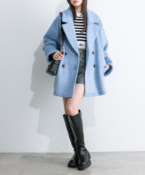 OLIVE des OLIVE（オリーブデオリーブ）の「チェーン付きホーボーバッグ　1032120160（ショルダーバッグ・レディース・アイボリー/シルバー/ブラック・FREE）」の13枚目の写真