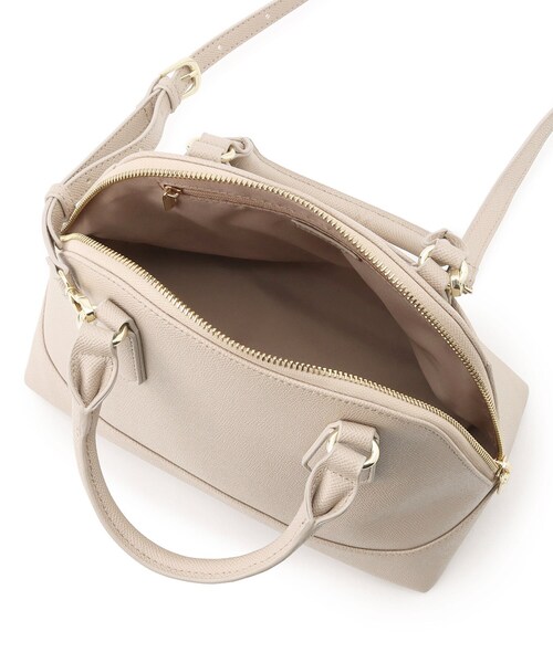 index（インデックス）の「◆【2way】フェイクレザーブガッティ/通勤・セレモニー対応（ショルダーバッグ・レディース・ブラック/ベージュ・00）」の9枚目の写真