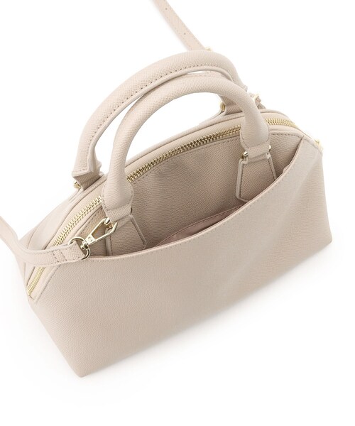 index（インデックス）の「◆【2way】フェイクレザーブガッティ/通勤・セレモニー対応（ショルダーバッグ・レディース・ブラック/ベージュ・00）」の11枚目の写真