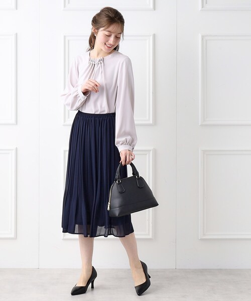 index（インデックス）の「◆【2way】フェイクレザーブガッティ/通勤・セレモニー対応（ショルダーバッグ・レディース・ブラック/ベージュ・00）」の14枚目の写真