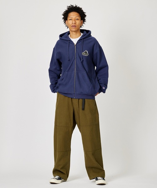 XLARGE×Champion REVERSE WEAVEFULL-ZIP HOODED SWEAT Champion