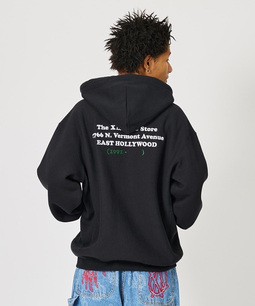 Champion（チャンピオン）の「XLARGE×Champion REVERSE WEAVE  FULL-ZIP HOODED SWEAT（パーカー・メンズ・ネイビー/グリーン/アッシュ/ブラック・X-LARGE/MEDIUM/SMALL/LARGE）」の10枚目の写真