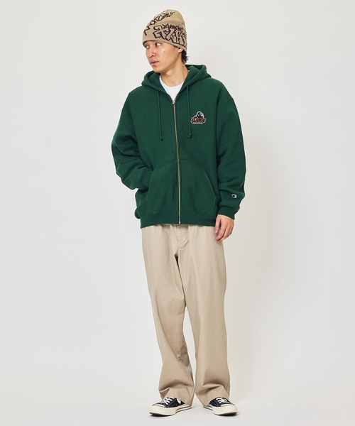 Champion（チャンピオン）の「XLARGE×Champion REVERSE WEAVE  FULL-ZIP HOODED SWEAT（パーカー・メンズ・ネイビー/グリーン/アッシュ/ブラック・X-LARGE/MEDIUM/SMALL/LARGE）」の14枚目の写真