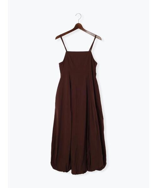 Te chichi（テチチ）の「ワッシャータフタバルーンキャミワンピース（ワンピース・レディース・ブラック/ブラウン・F）」の13枚目の写真