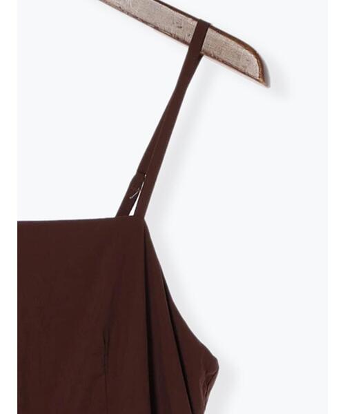 Te chichi（テチチ）の「ワッシャータフタバルーンキャミワンピース（ワンピース・レディース・ブラック/ブラウン・F）」の16枚目の写真