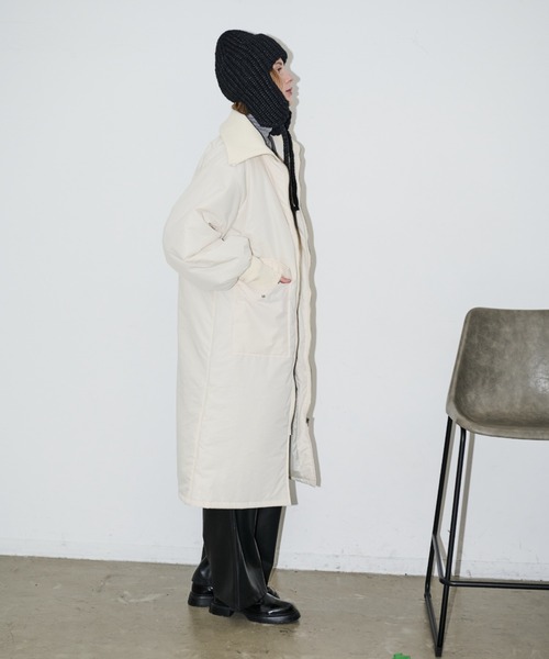 AIC.(エーアイシー)の「ウール混フライトニットキャップ(ニットキャップ/ビーニー・レディース・ブラック/ベージュ・FREE)」の18枚目の写真