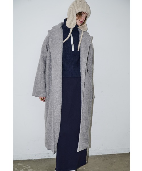 AIC.(エーアイシー)の「ウール混フライトニットキャップ(ニットキャップ/ビーニー・レディース・ブラック/ベージュ・FREE)」の10枚目の写真