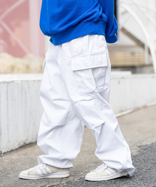 BEN DAVIS（ベンデイビス）の「【BEN DAVIS/ベンデイビス】 スノーワーカーズパンツ/パラシュートカーゴパンツ（カーゴパンツ・メンズ・ホワイト/ブラック/カーキ/チャコールグレー・MEDIUM/SMALL/LARGE）」の14枚目の写真