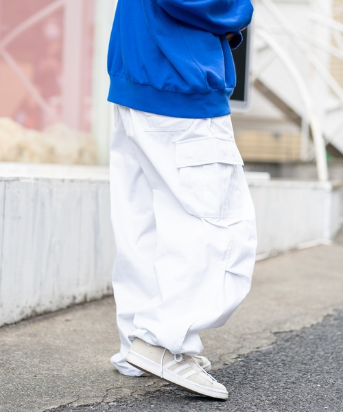 BEN DAVIS（ベンデイビス）の「【BEN DAVIS/ベンデイビス】 スノーワーカーズパンツ/パラシュートカーゴパンツ（カーゴパンツ・メンズ・ホワイト/ブラック/カーキ/チャコールグレー・MEDIUM/SMALL/LARGE）」の16枚目の写真