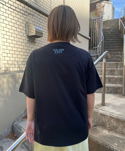 GOOD ROCK SPEED（グッドロックスピード）の「☆【GOOD ROCK SPEED/グッドロックスピード】別注 NYC TIMES SQUARE Tee（Tシャツ/カットソー・レディース・ブラック/オフホワイト・FREE）」の22枚目の写真