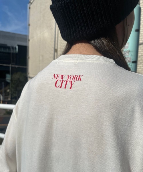 GOOD ROCK SPEED（グッドロックスピード）の「☆【GOOD ROCK SPEED/グッドロックスピード】別注 NYC TIMES SQUARE Tee（Tシャツ/カットソー・レディース・ブラック/オフホワイト・FREE）」の16枚目の写真