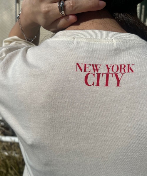 GOOD ROCK SPEED（グッドロックスピード）の「☆【GOOD ROCK SPEED/グッドロックスピード】別注 NYC TIMES SQUARE Tee（Tシャツ/カットソー・レディース・ブラック/オフホワイト・FREE）」の13枚目の写真