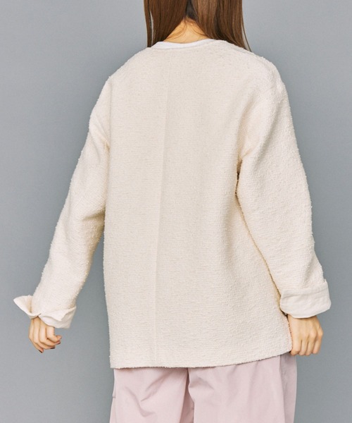 BABYLONE（バビロン）の「ツイードノーカラージャケット（ノーカラー